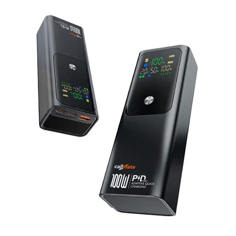 CALLMATE Vanguard 100W Fast Charging 20000mAh Power Bank for MacBook ...