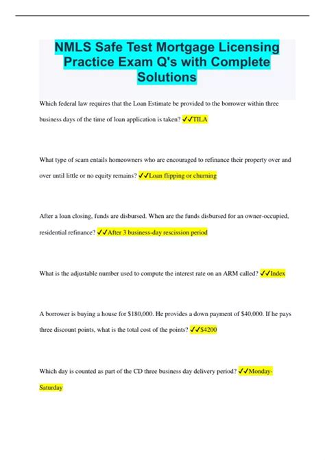 Image result for NMLS Practice Test