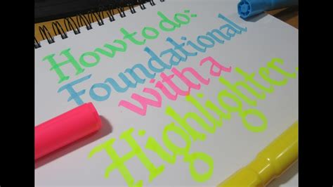 Writing Style Tutorial with Highlighters 的图像结果