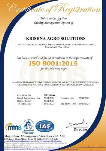 Krishna Agro Solutions - Manufacturer from Aurangabad, India | About Us