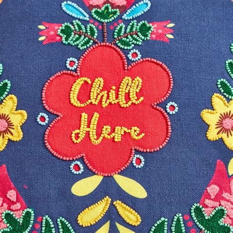 Buy Glance Chill Here Beaded Filled Cushion - 40x40cm from Home Centre ...