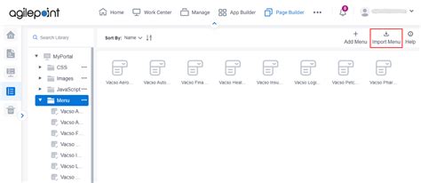 Image result for Menu Import Code