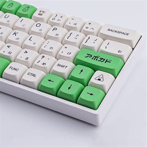 Buy PBT Keycaps 137 Keys Avocado Milk XDA Profile Keycaps Dye ...