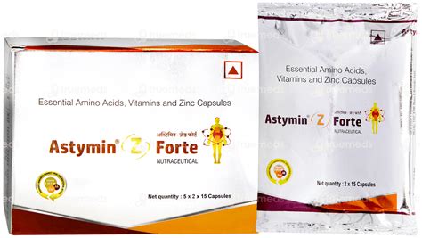 Astymin Z Forte Cap 15 Pack Of 2 - Uses, Side Effects, Dosage, Price ...