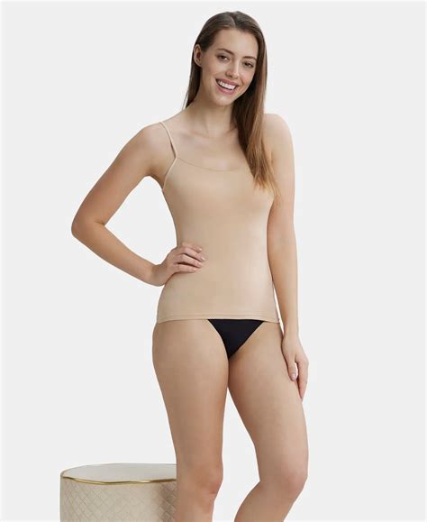 Buy Micro Modal Elastane Stretch Camisole with Adjustable Straps and ...