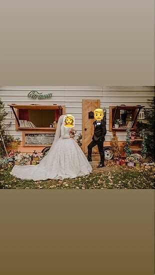 Gelinlik 36-38 Beden Uyumlu Saten Üzeri Güpür Ve Taş İşleme Mü Diğer ...