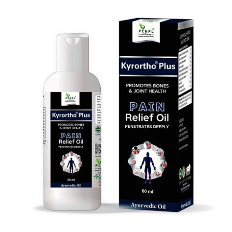 Kyrortho Plus Pain Relief Ayurvedic Oil Fast-Acting Massage Oil ...