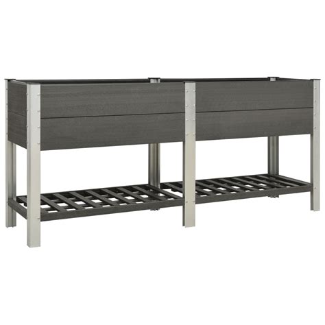 Red Cup Living Vidaxl Garden Raised Bed With Shelf 200x50x90 ...