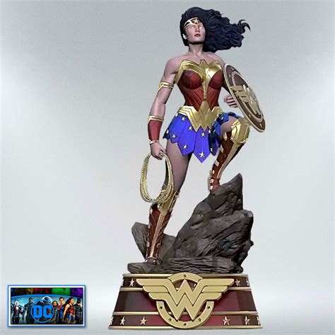 Wonder Woman Statue | 3D Printer Model Files