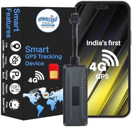 Ajjas 4G Lite (Remote Engine Lock) - Wired Hidden AI Smart GPS with ...