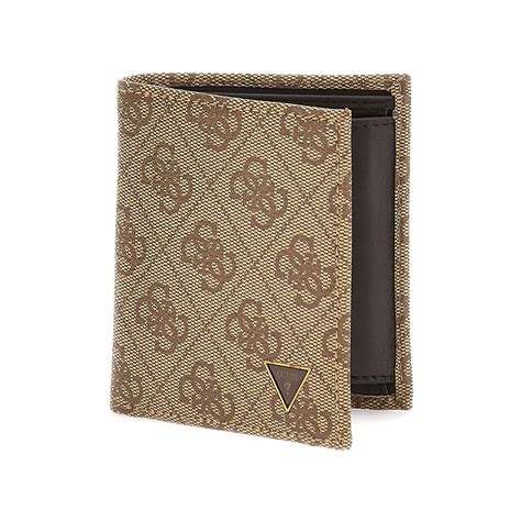 Buy GUESS Men Beige Printed Bi-Fold Wallet (1 cm x 9 cm x 10.3 cm) at ...