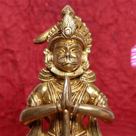 Brass Hanuman Idol – Symbol of Devotion & Strength – zunaldo.com
