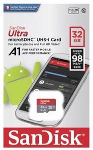 SanDisk SDSQUAR-064G-GN5 ULTRA 32 GB Ultra SDHC Class 10 98 MB/s Memory ...