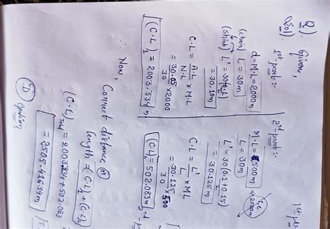 a distance of 2000m was measured by a 30m chain. later on, it was ...