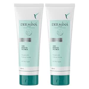 DERMINA Creamy Vitamin C Face Wash with Kakadu Plum for Clean & Glowing ...