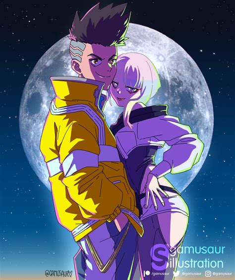 David & Lucy fanart by me [Cyberpunk Edgerunners] : r/AnimeART