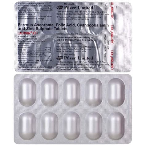 Autrin XT - Strip of 10 Tablets : Amazon.in: Health & Personal Care