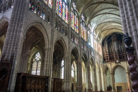 Premium Photo | Basilica of SaintDenis Interior view