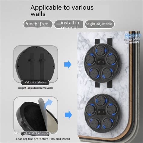 Children's Music Boxing Machine, Blue Light Reaction, Target Hitting ...