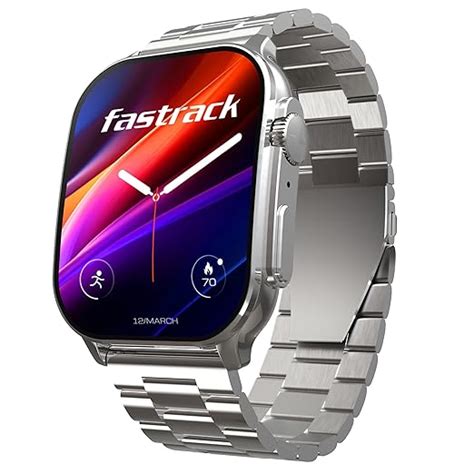 Fastrack Astor FS2 Pro 1.96" Super AMOLED Smart Watch, Metal Body with ...