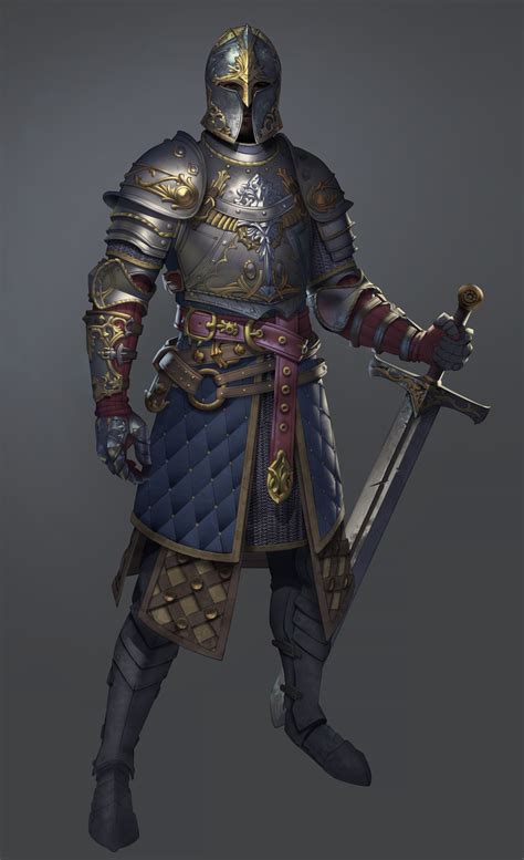 ArtStation - 5.13 my work, Yuan Xin | Fantasy armor, Knight armor ...