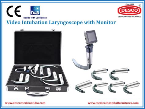 Video Intubation Laryngoscope with Monitor | Advanced Airway Device