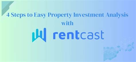 4 Steps to Easy Property Investment Analysis with RentCast!