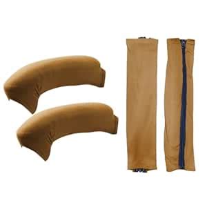 HOKIPO 140gsm Armrest Covers for Office Chair (Zipper Style), 1 Pair ...