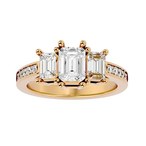 Elenora Three Stone Ring – HATO - The Ring Studio