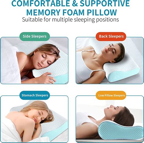 Buy Almohada Para Dormir Ergonomica Ortopedica espuma Contorno Dolor De ...