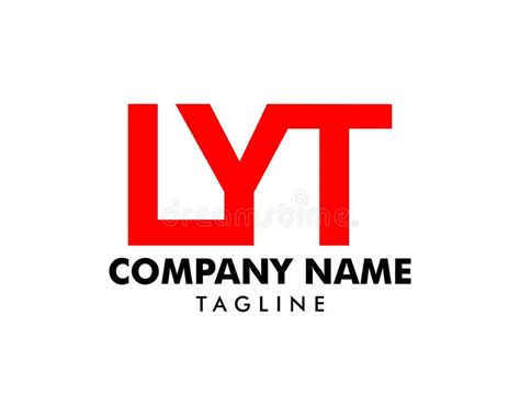 Initial Letter LYT Logo Template Design Stock Vector - Illustration of ...