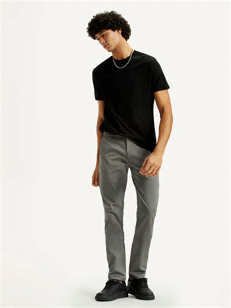 Men's 511 Grey Slim Fit Mid Rise Chinos – Levis India Store