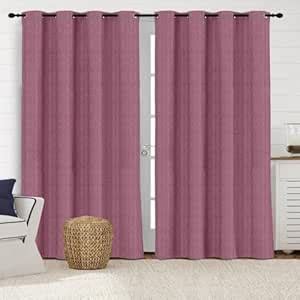Buy Saral Home Chawla Cotton 100% Blackout Long Door Curtain 2pc ...