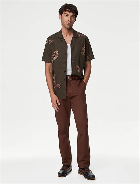 Buy Easy Iron Pure Cotton Hawaiian Shirt at Marks & Spencer