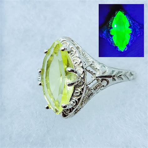 Uranium Glass Ring