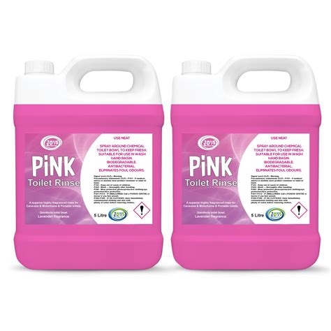 Pink Toilet Chemical Rinse 2 X 5 Litre For Motorhomes | Desertcart INDIA