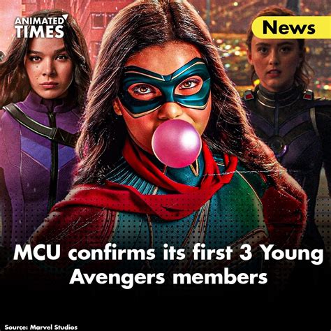MCU confirms its first few Young Avengers members : r/comicbookmovies