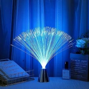 Luxdhara Sensory Fiber Optic Lamp LED Color Changing with Cone Base ...