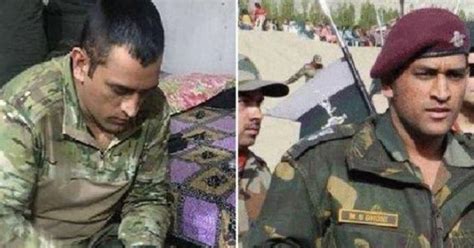 MS Dhoni Polishing His Shoe While Serving In Indian Army Shows He Is ...