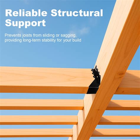 Snapklik.com : 25 Pcs 2x6 Joist Hangers For Wood, 20 Gauge Black Powder ...