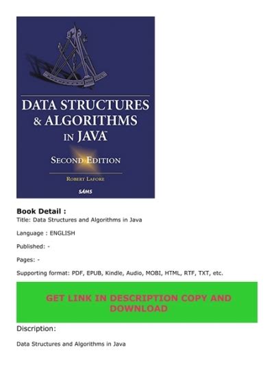 Image result for Data Structures and Algorithms Java-PDF
