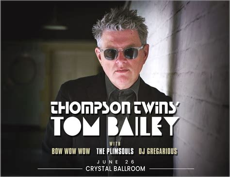 Thompson Twins Tom Bailey at Crystal Ballroom with Bow Wow Wow, The ...