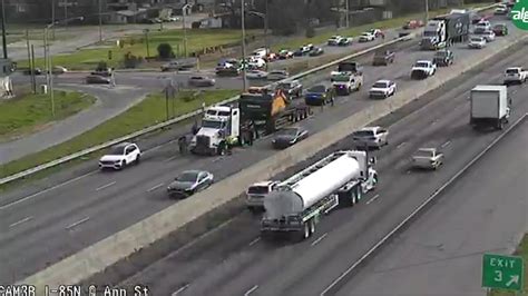 Disabled vehicle causes delays, I-85 SB near Ann Street