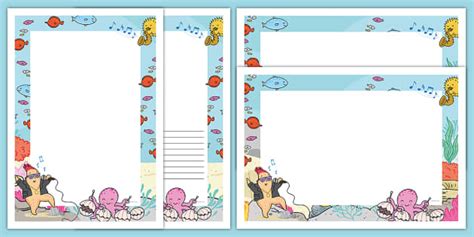 Starry-Eyed Stan Page Border Pack (teacher made) - Twinkl