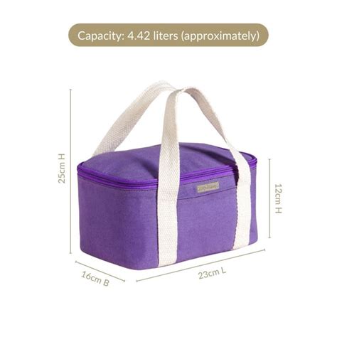 Urban Daily Insulated Everyday Lunch Bag In Purple Online - Premium ...