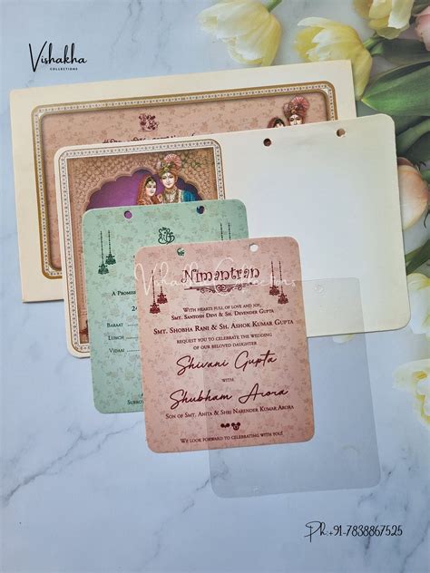 Dulah Dulhan Hindu Sikh invitation Cards ATS-3191 – Vishakha Collections