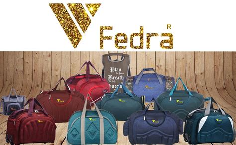 FEDRA Epoch Nylon 55 litres Waterproof Strolley Duffle Bag- 2 Wheels ...