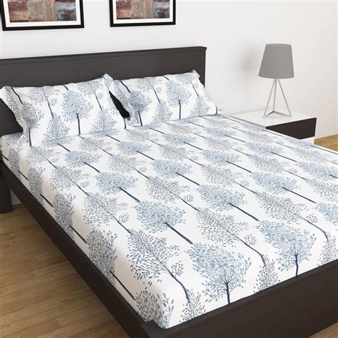 Buy Alaska Jersey 3-Pc. Printed Queen Size Fitted Bedsheet Set- 150 x ...