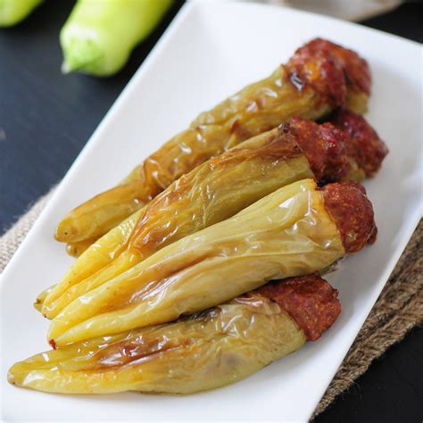 Hot Stuffed Banana Peppers - DeLallo Italian Marketplace