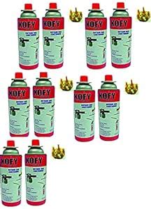 Kofy Gas Lighter Pure Butane Fuel Can For Soldering/Camping/Flame Torch ...